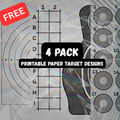 Free 4pack printable targets