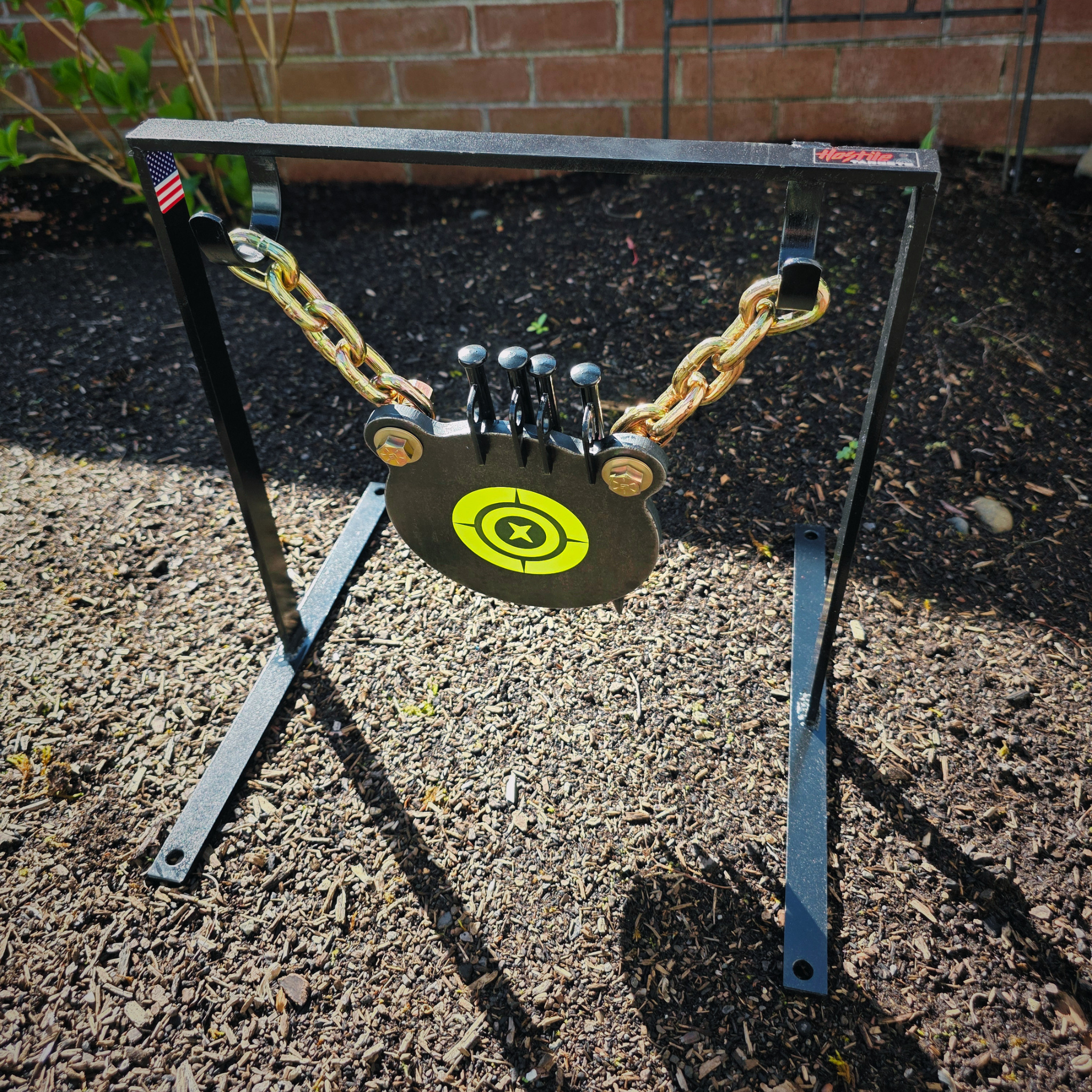 6" gong setup